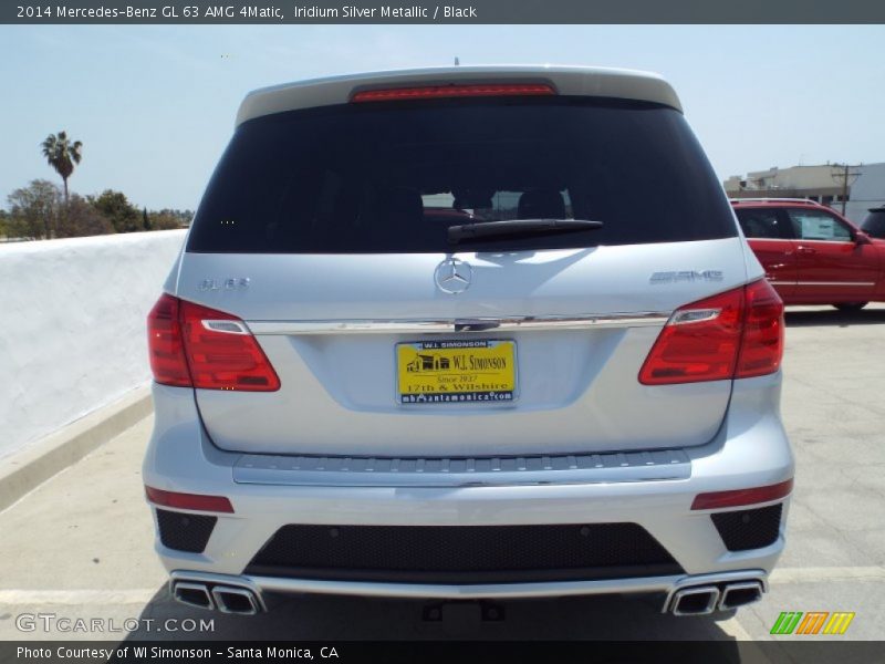 Iridium Silver Metallic / Black 2014 Mercedes-Benz GL 63 AMG 4Matic