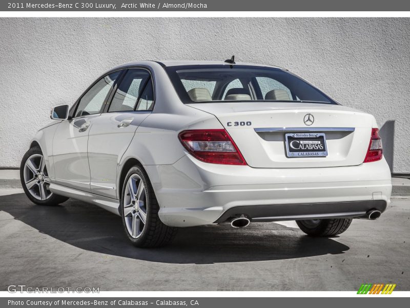 Arctic White / Almond/Mocha 2011 Mercedes-Benz C 300 Luxury