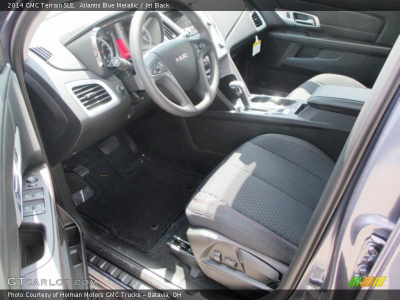 Atlantis Blue Metallic / Jet Black 2014 GMC Terrain SLE