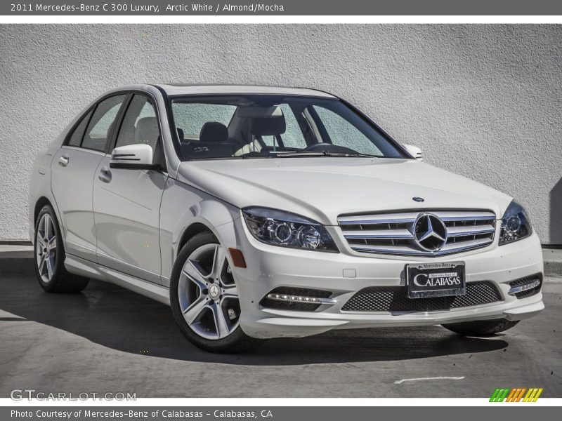 Arctic White / Almond/Mocha 2011 Mercedes-Benz C 300 Luxury