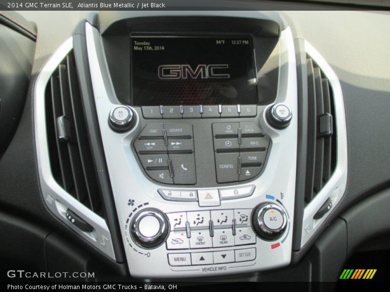 Atlantis Blue Metallic / Jet Black 2014 GMC Terrain SLE