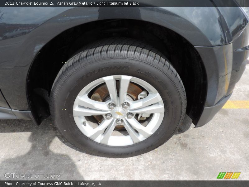 Ashen Gray Metallic / Light Titanium/Jet Black 2012 Chevrolet Equinox LS