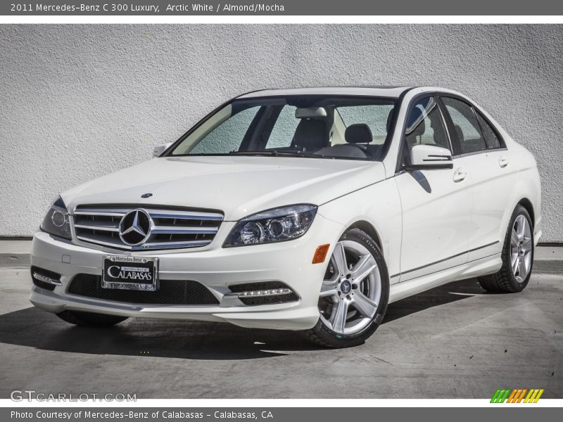 Arctic White / Almond/Mocha 2011 Mercedes-Benz C 300 Luxury