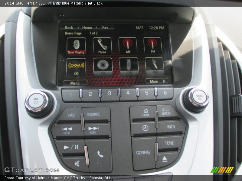Atlantis Blue Metallic / Jet Black 2014 GMC Terrain SLE