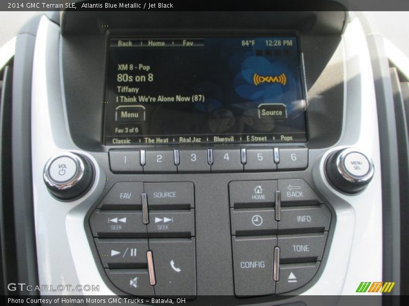 Atlantis Blue Metallic / Jet Black 2014 GMC Terrain SLE