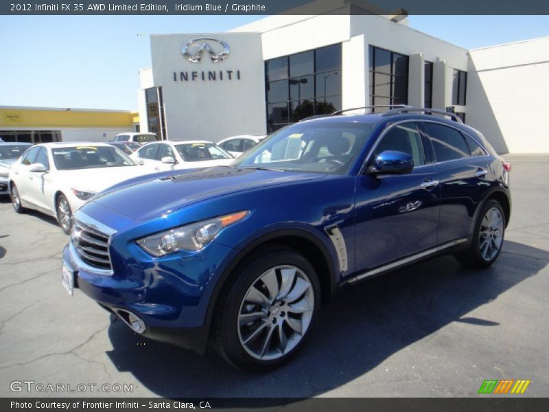 Iridium Blue / Graphite 2012 Infiniti FX 35 AWD Limited Edition