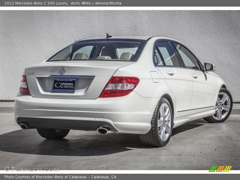 Arctic White / Almond/Mocha 2011 Mercedes-Benz C 300 Luxury