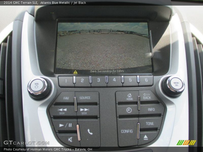 Atlantis Blue Metallic / Jet Black 2014 GMC Terrain SLE