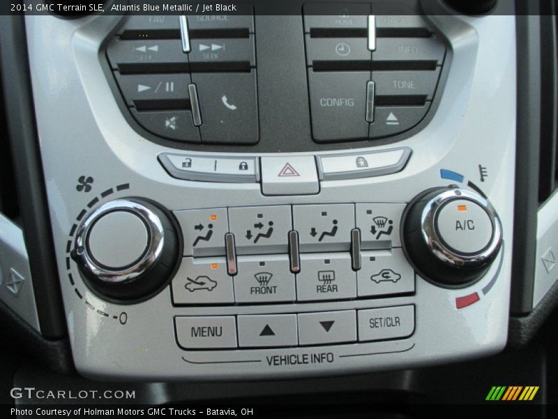 Atlantis Blue Metallic / Jet Black 2014 GMC Terrain SLE