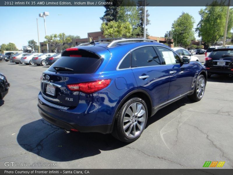 Iridium Blue / Graphite 2012 Infiniti FX 35 AWD Limited Edition