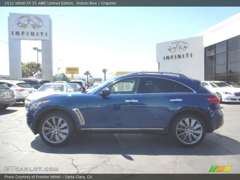 Iridium Blue / Graphite 2012 Infiniti FX 35 AWD Limited Edition