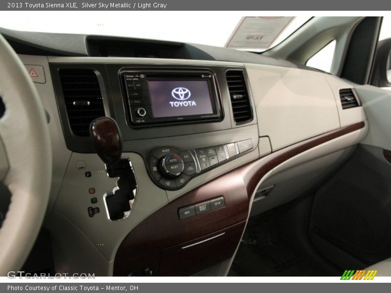 Silver Sky Metallic / Light Gray 2013 Toyota Sienna XLE