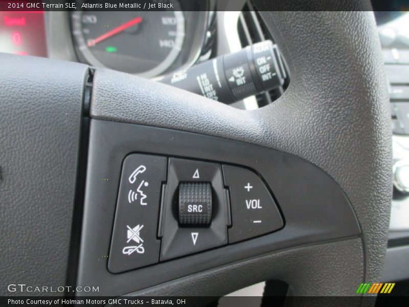 Atlantis Blue Metallic / Jet Black 2014 GMC Terrain SLE