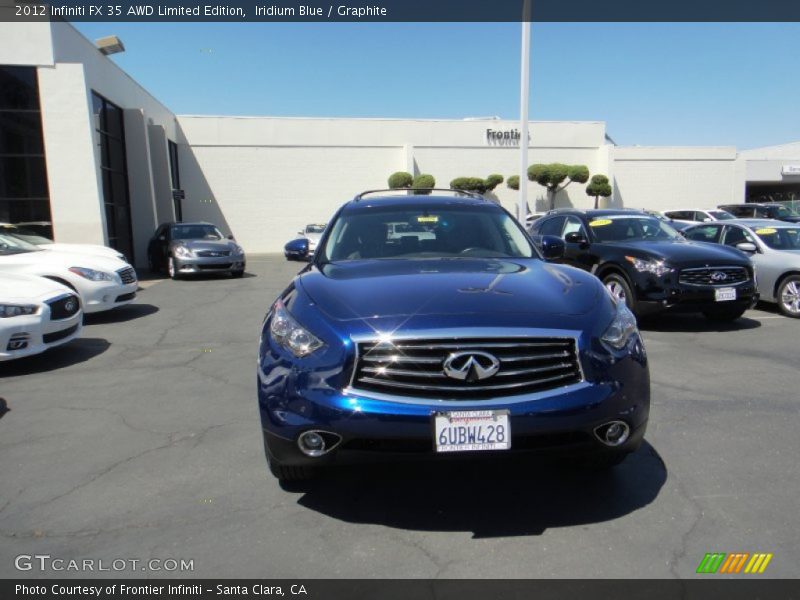 Iridium Blue / Graphite 2012 Infiniti FX 35 AWD Limited Edition