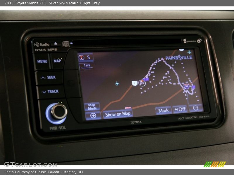 Silver Sky Metallic / Light Gray 2013 Toyota Sienna XLE