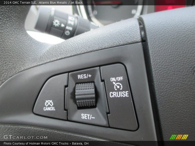 Atlantis Blue Metallic / Jet Black 2014 GMC Terrain SLE
