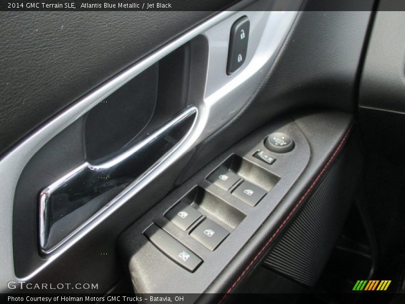 Atlantis Blue Metallic / Jet Black 2014 GMC Terrain SLE