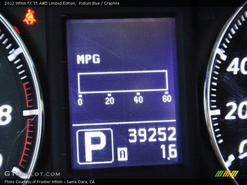 Iridium Blue / Graphite 2012 Infiniti FX 35 AWD Limited Edition