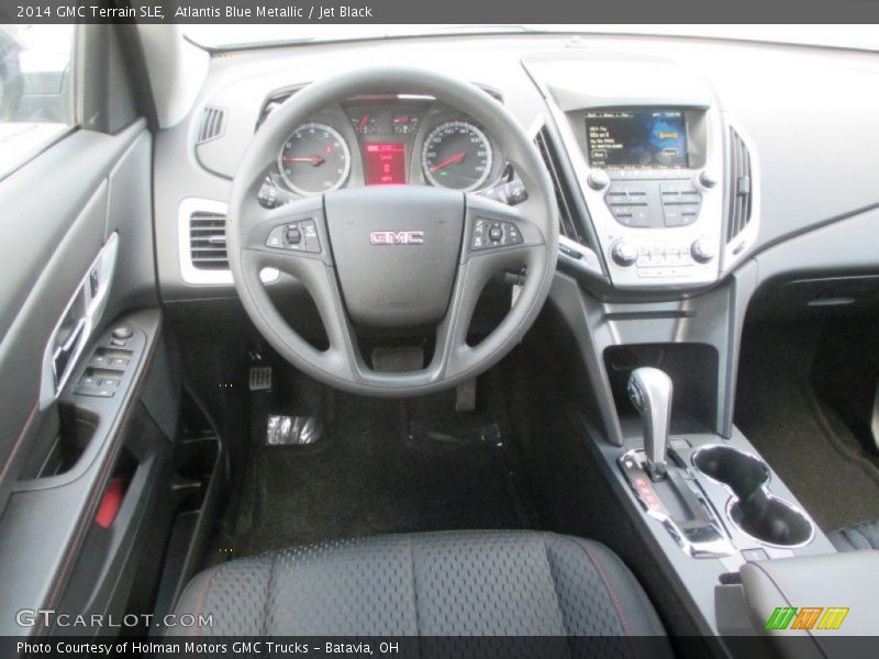 Atlantis Blue Metallic / Jet Black 2014 GMC Terrain SLE