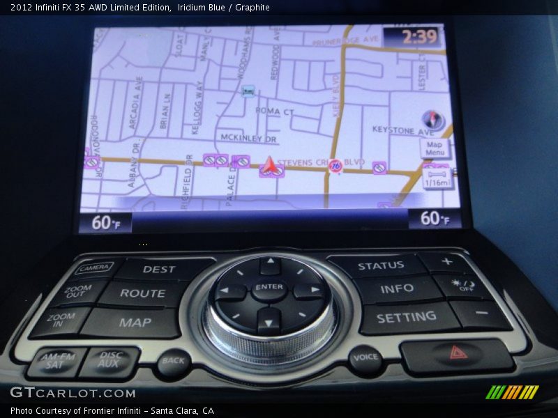 Iridium Blue / Graphite 2012 Infiniti FX 35 AWD Limited Edition