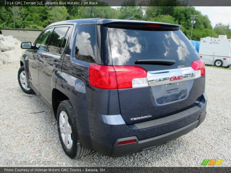 Atlantis Blue Metallic / Jet Black 2014 GMC Terrain SLE