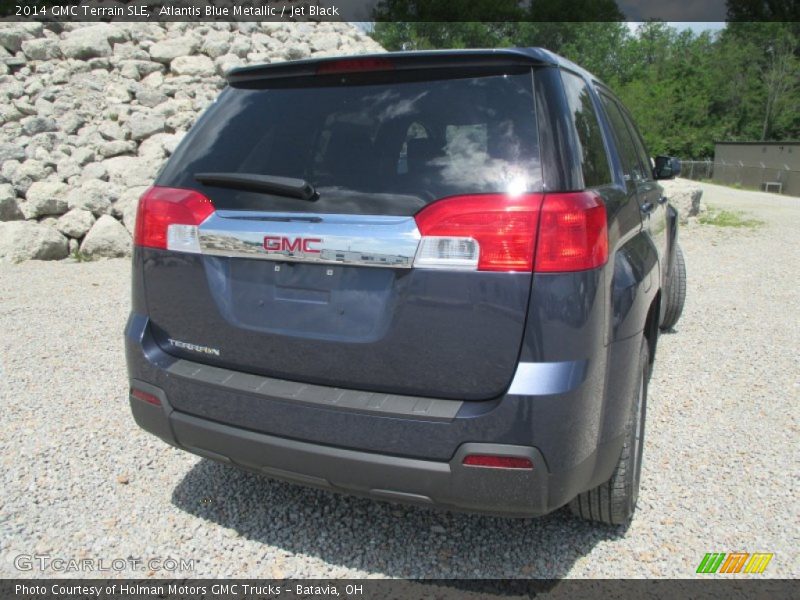 Atlantis Blue Metallic / Jet Black 2014 GMC Terrain SLE