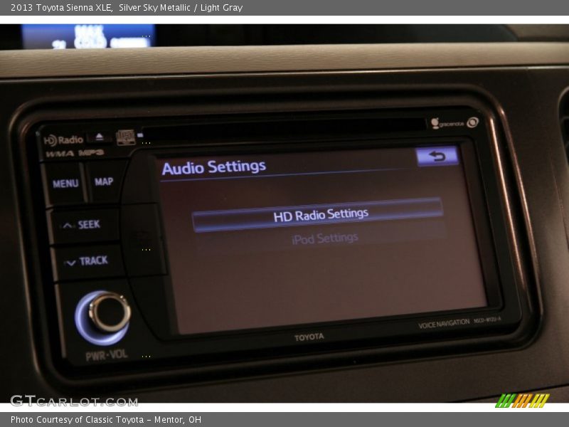 Silver Sky Metallic / Light Gray 2013 Toyota Sienna XLE