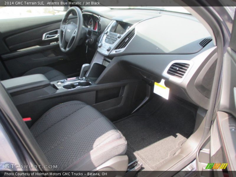 Atlantis Blue Metallic / Jet Black 2014 GMC Terrain SLE