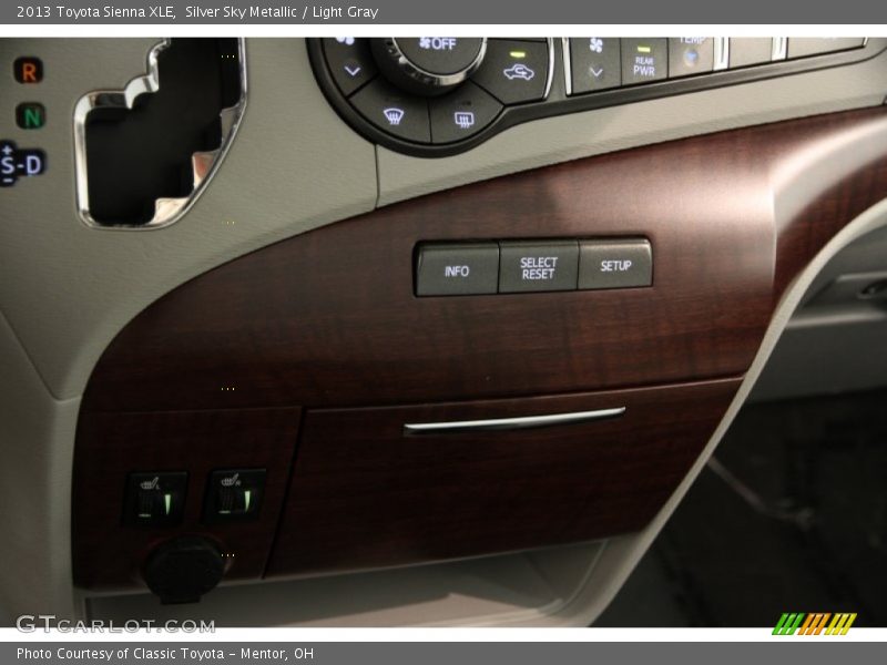 Silver Sky Metallic / Light Gray 2013 Toyota Sienna XLE
