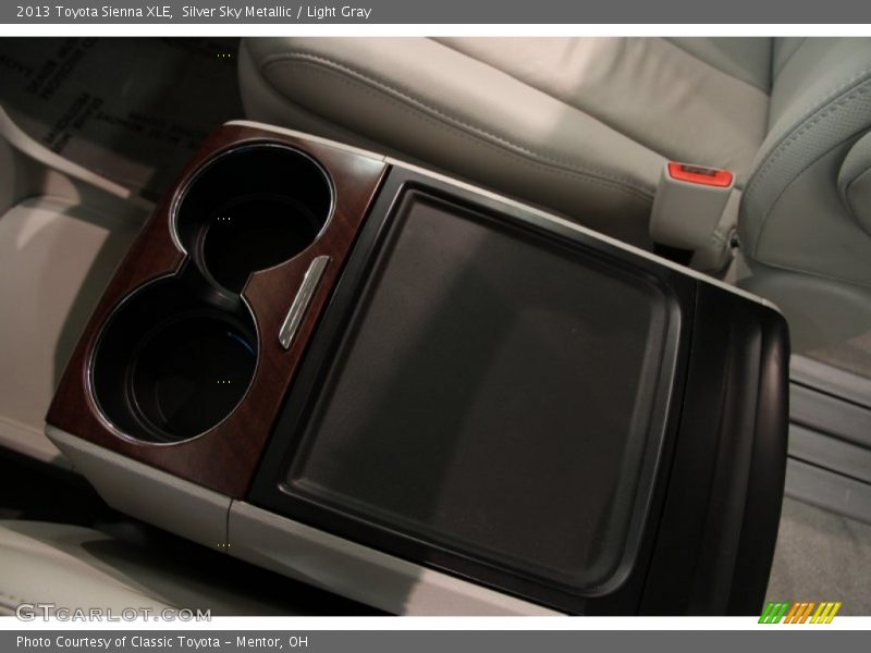 Silver Sky Metallic / Light Gray 2013 Toyota Sienna XLE