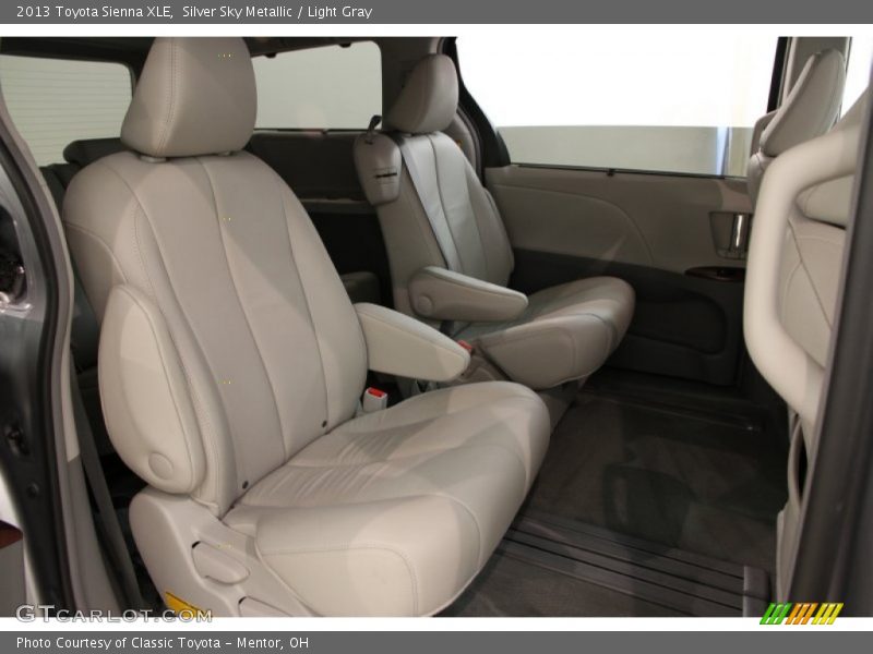 Silver Sky Metallic / Light Gray 2013 Toyota Sienna XLE