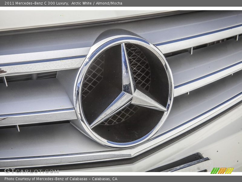 Arctic White / Almond/Mocha 2011 Mercedes-Benz C 300 Luxury