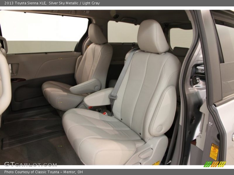 Silver Sky Metallic / Light Gray 2013 Toyota Sienna XLE