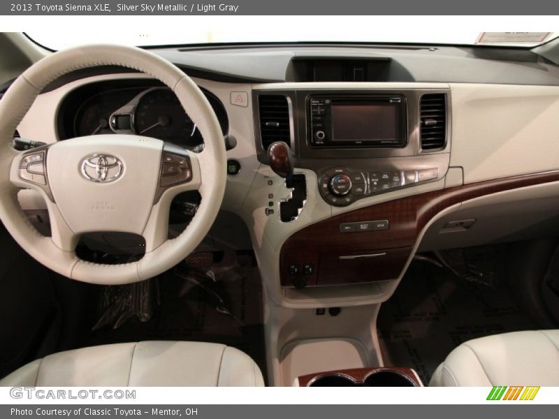 Silver Sky Metallic / Light Gray 2013 Toyota Sienna XLE
