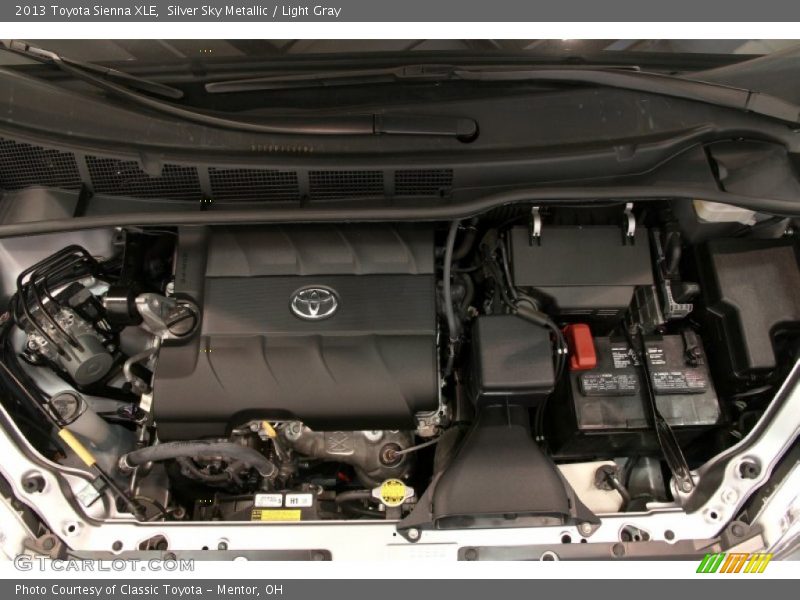 Silver Sky Metallic / Light Gray 2013 Toyota Sienna XLE