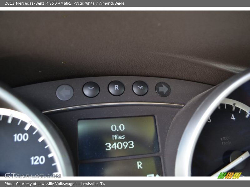 Arctic White / Almond/Beige 2012 Mercedes-Benz R 350 4Matic