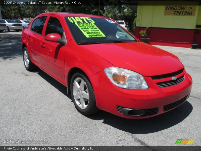 Victory Red / Gray 2006 Chevrolet Cobalt LT Sedan