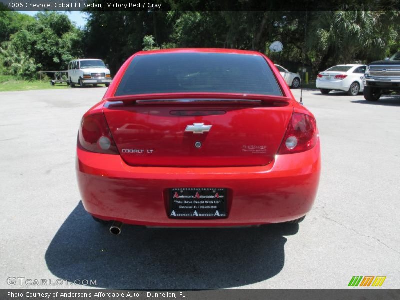 Victory Red / Gray 2006 Chevrolet Cobalt LT Sedan