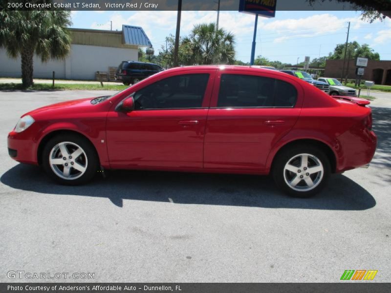 Victory Red / Gray 2006 Chevrolet Cobalt LT Sedan