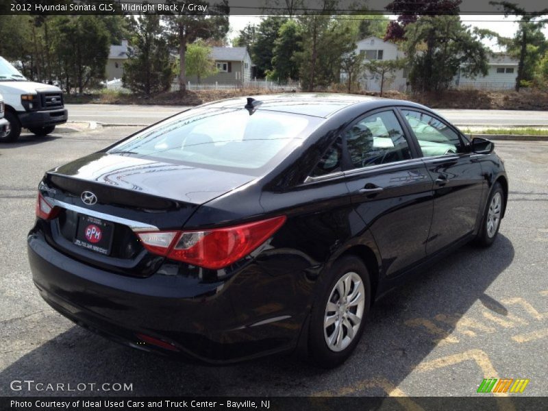 Midnight Black / Gray 2012 Hyundai Sonata GLS