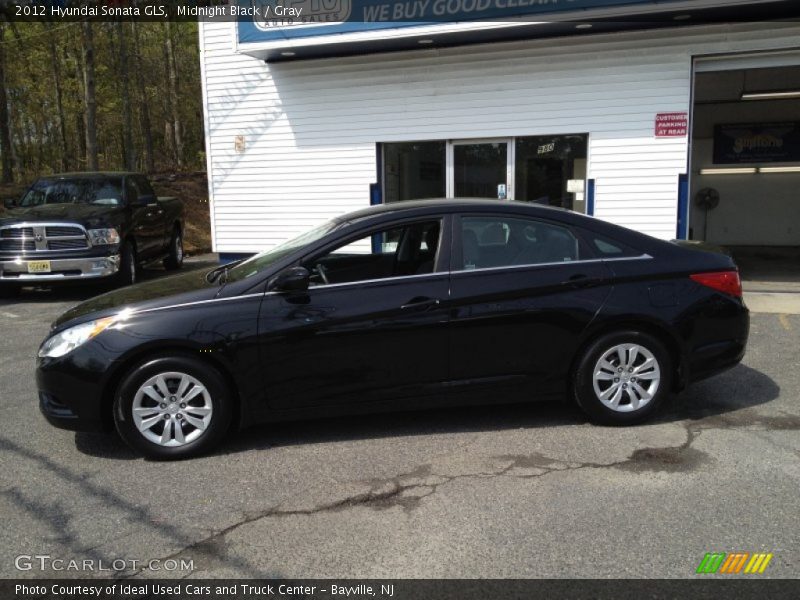 Midnight Black / Gray 2012 Hyundai Sonata GLS