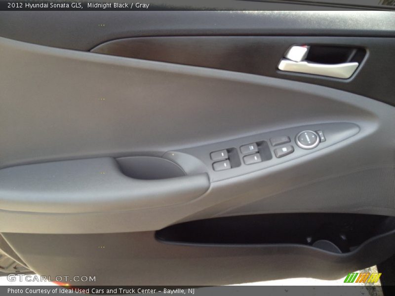 Midnight Black / Gray 2012 Hyundai Sonata GLS