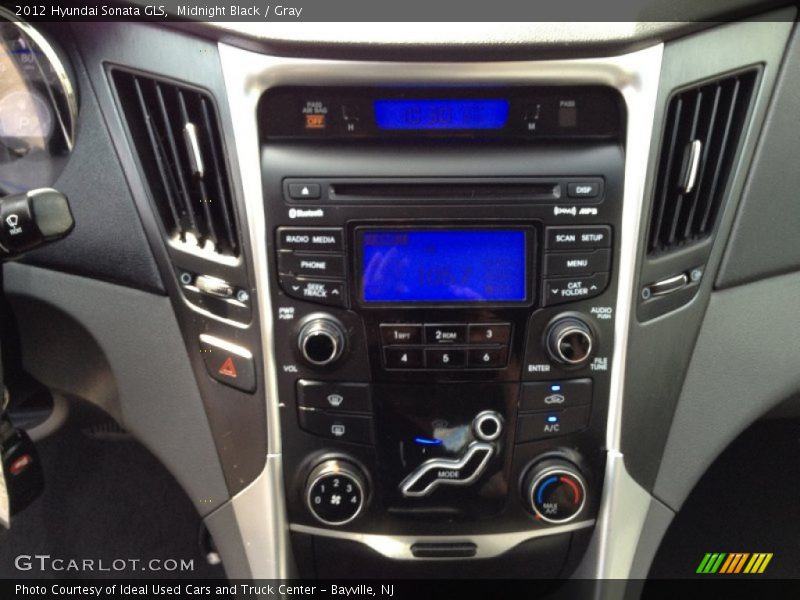 Midnight Black / Gray 2012 Hyundai Sonata GLS