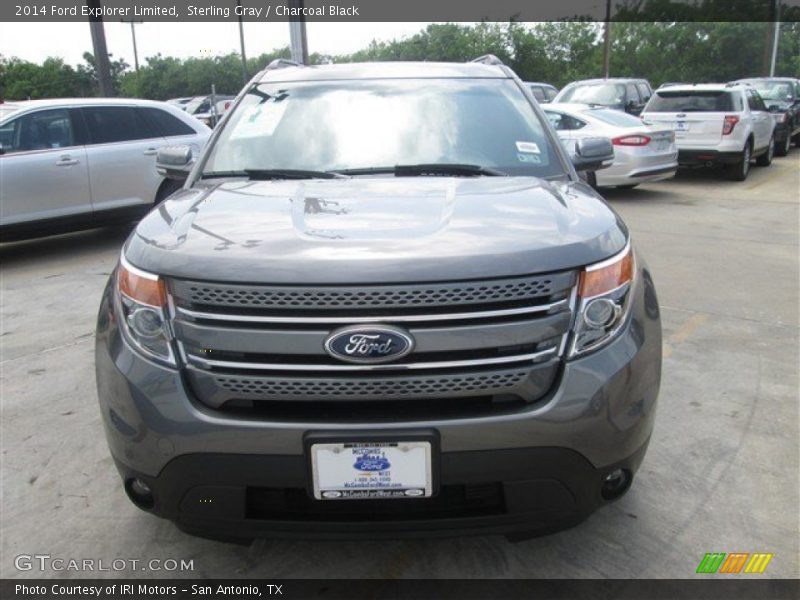 Sterling Gray / Charcoal Black 2014 Ford Explorer Limited