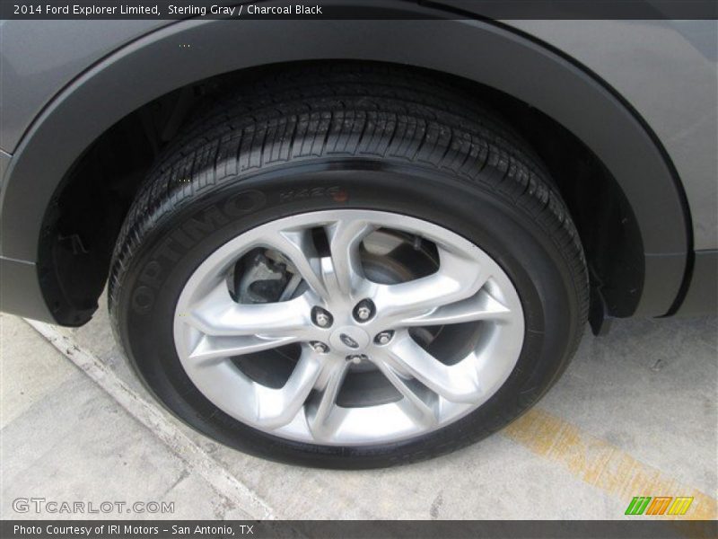 Sterling Gray / Charcoal Black 2014 Ford Explorer Limited