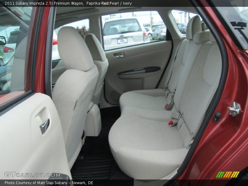 Paprika Red Pearl / Ivory 2011 Subaru Impreza 2.5i Premium Wagon