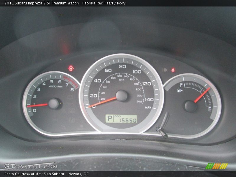 Paprika Red Pearl / Ivory 2011 Subaru Impreza 2.5i Premium Wagon