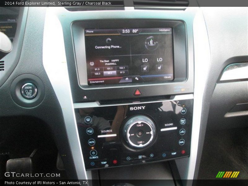 Sterling Gray / Charcoal Black 2014 Ford Explorer Limited