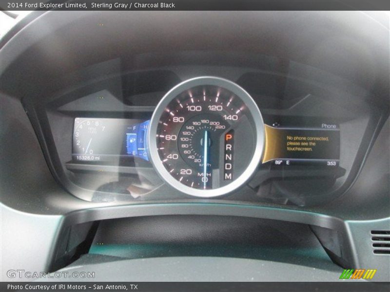Sterling Gray / Charcoal Black 2014 Ford Explorer Limited