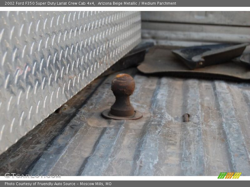 Arizona Beige Metallic / Medium Parchment 2002 Ford F350 Super Duty Lariat Crew Cab 4x4